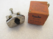 Universal Rat Rod Hot Rod Vintage King Bee Under Dash 12 Volt Slide Switch 234
