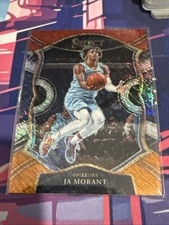 2020-21 Panini Select - Concourse Ja Morant #60 Red White Orange Shimmer Prizm