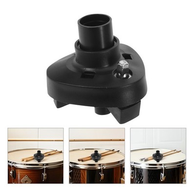  Drum Cymbal Mount Bracket: Hi-Hat Attachment Sleeve Accessories - Black Plastic