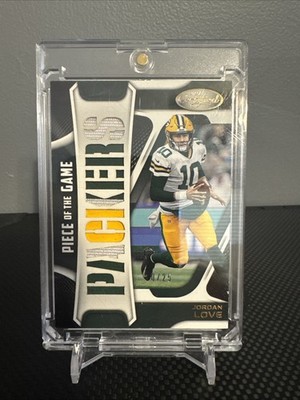 2024 Panini Certified Jordan Love Piece Of The Game 10/25 3 CLR JERSEY MATCH