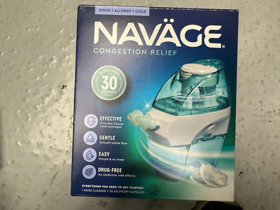 Navage Congestion Relief Nasal Irrigation System  NEW Free Shipping