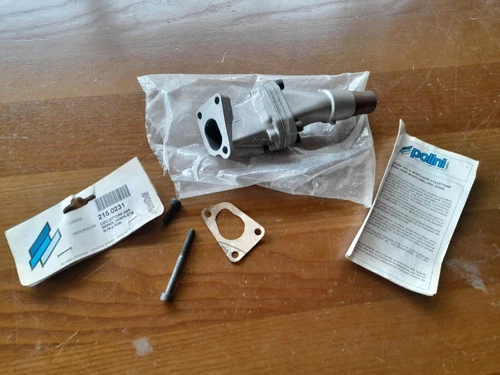 COLLETTORE ASPIRAZIONE MONOLAMELLARE Ø 19 POLINI 3F 215.0231 VESPA PK 50 - 125XL - Foto 2 di 14