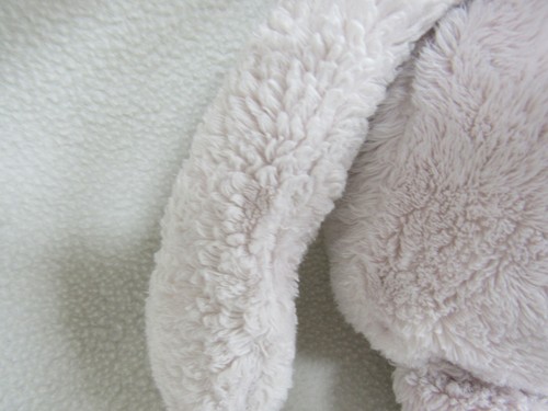 2014 Lambs & Ivy Baby Bunny Pink Satin Ears Feet Stuffed Plush 13" - Picture 7 of 17
