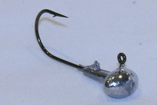 13 pk 1/4 oz Football Bass Fishing Jigs Bronze Aberdeen Hooks