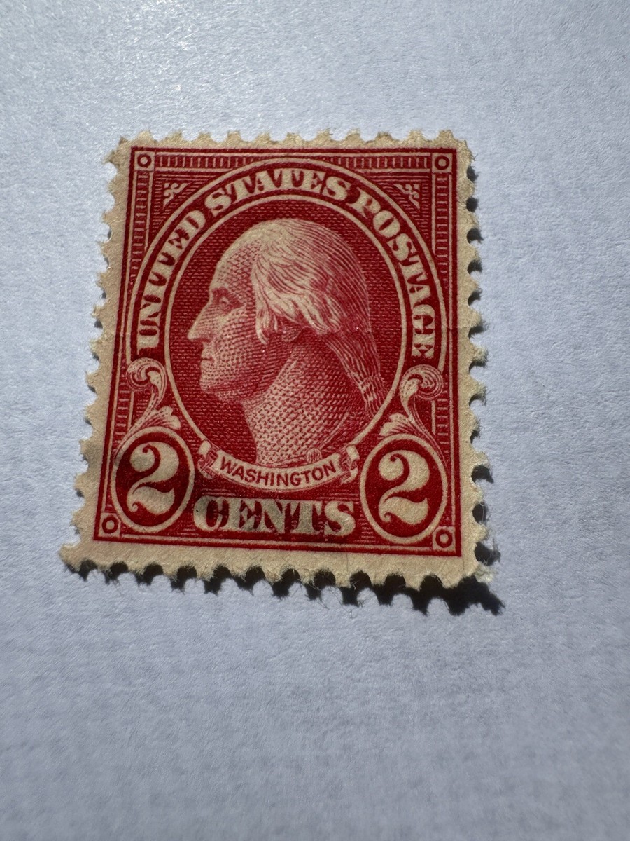 Antique George Washington Red 2 Cent Stamp Unused | eBay