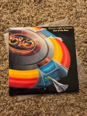 ELO Out Of The Blue 2 LP Gfold w Inners / Poster / Spaceship Insert  1977