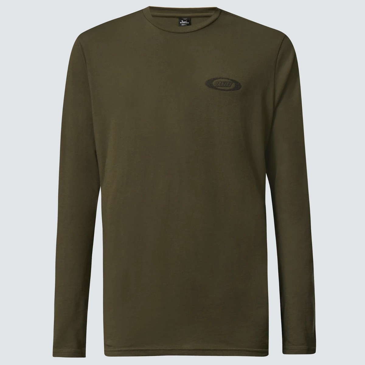 Oakley Ellipse Long Sleeve T-Shirt, Dark Brush Green, Men's