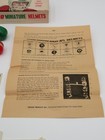 Vintage 1966 NFL Football "ALL-PRO" Gumball Mini Helmets Orange Products UNused — photo 6