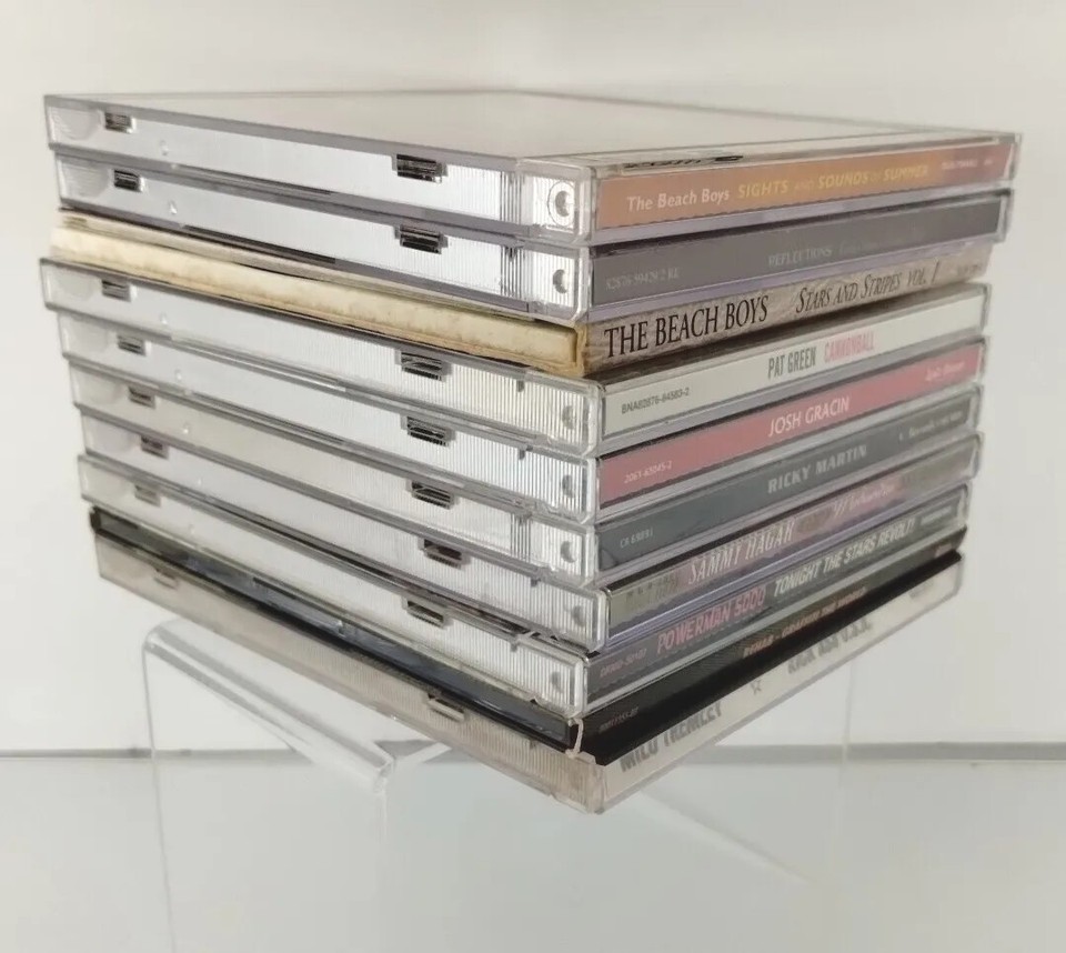 Lot Of 10 Various Artists Pop Rock Cds BEACH BOYS CARLY SIMON SAMMY ...