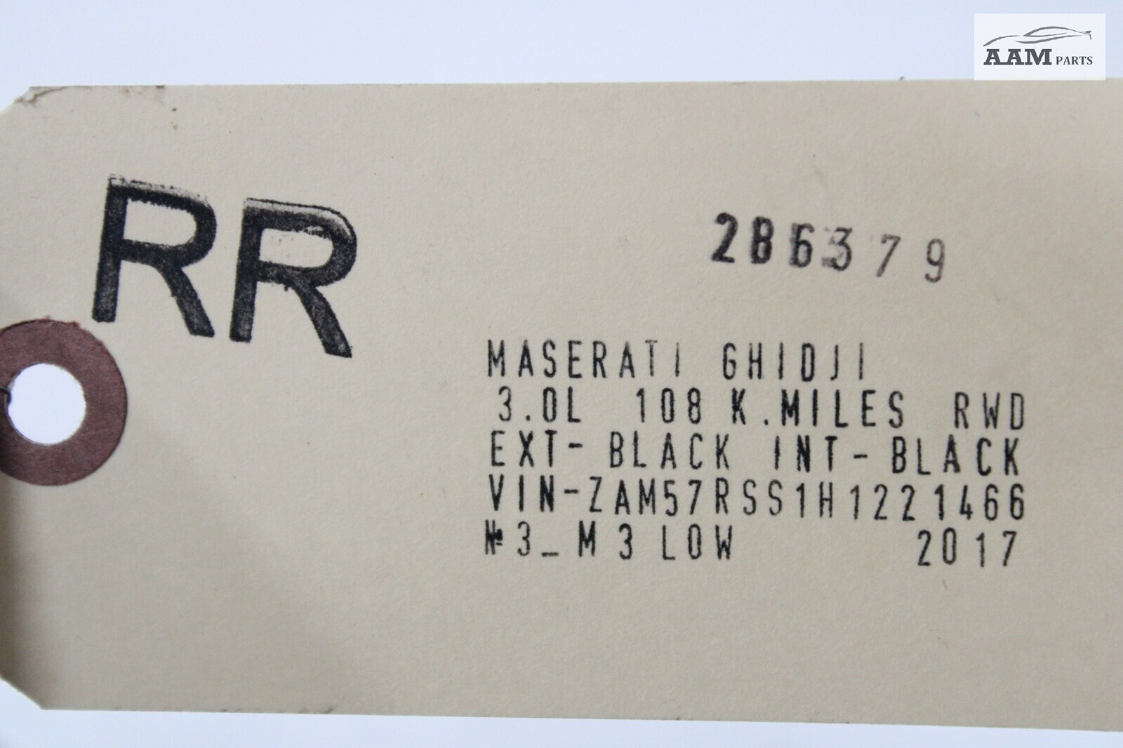 Maserati Ghibli 2014-2019 Rear Right Door wiring harness P/N 06700086170
