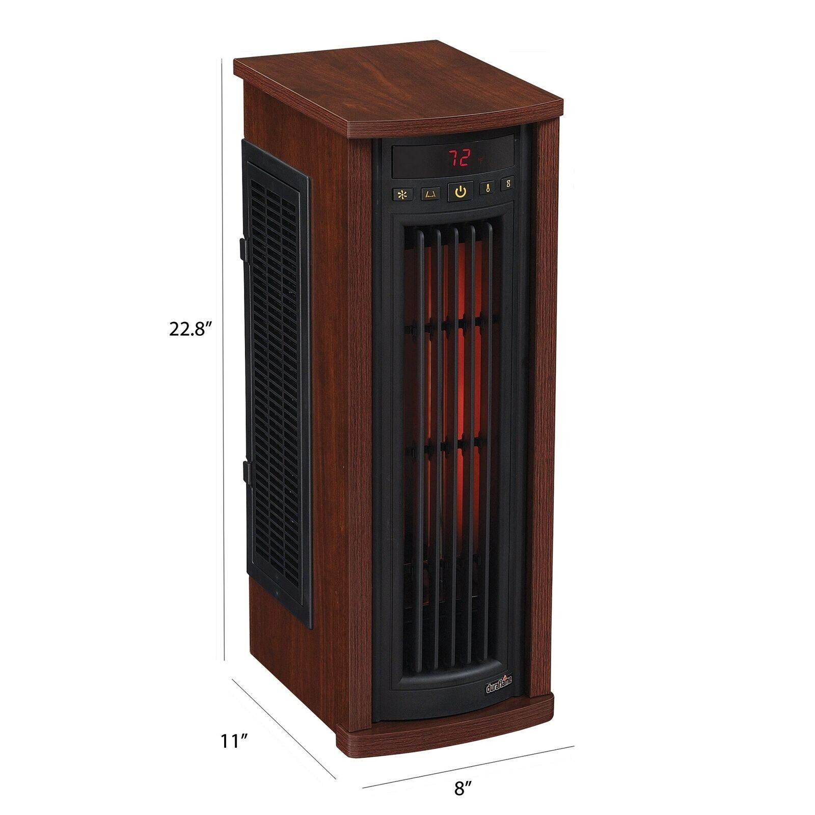 Portable Duraflame 5200 Cherry Electric Infrared Quartz Oscillating Tower  Heater – ASA College: Florida