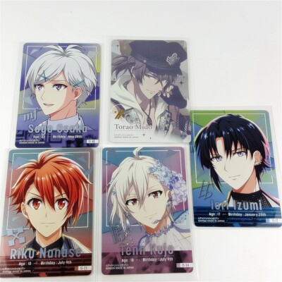 Idolish7 Sogo Riku Tenn Iori Torao Card Set of 5 lot Bandai
