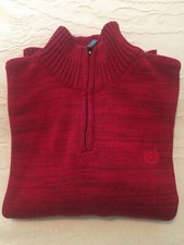 Chaps Boy’s 1/4 Zip Mock Neck Sweater - Size L (14-16)