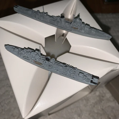 German Battleship Navis Neptune 1353 & 1365 WW1 Waterline Ship 1/1250 Scale