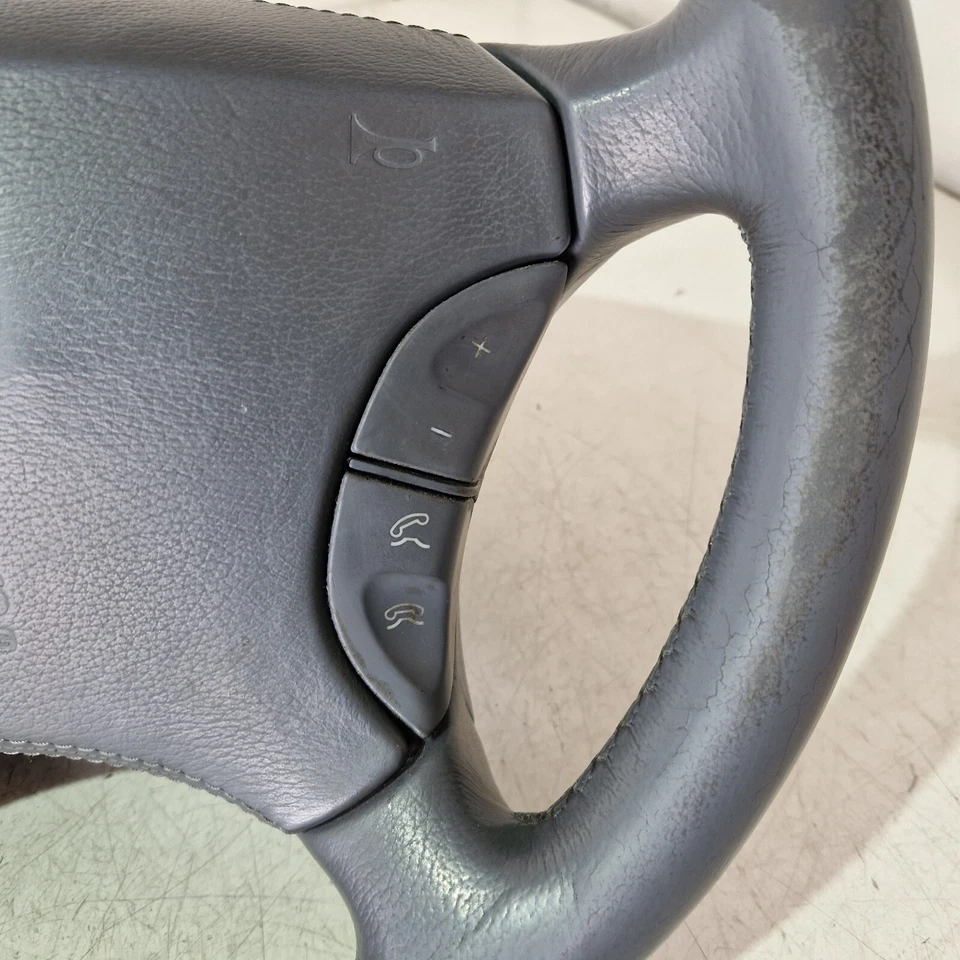 S17 * Original Mercedes W215 W220 Leder Lenkrad Holzausführung HOLZ KASTANIE - Bild 2 von 4