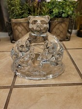 VINTAGE 1997 CRYSTAL COCA COLA BEAR