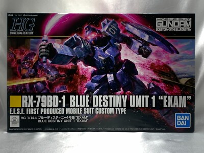 BANDAI HG Gundam 1/144 RX-79BD-1 Blue Destiny Unit 1 Exam HGUC