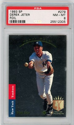 1993 SP Foil #279 Derek Jeter - PSA 8 | eBay