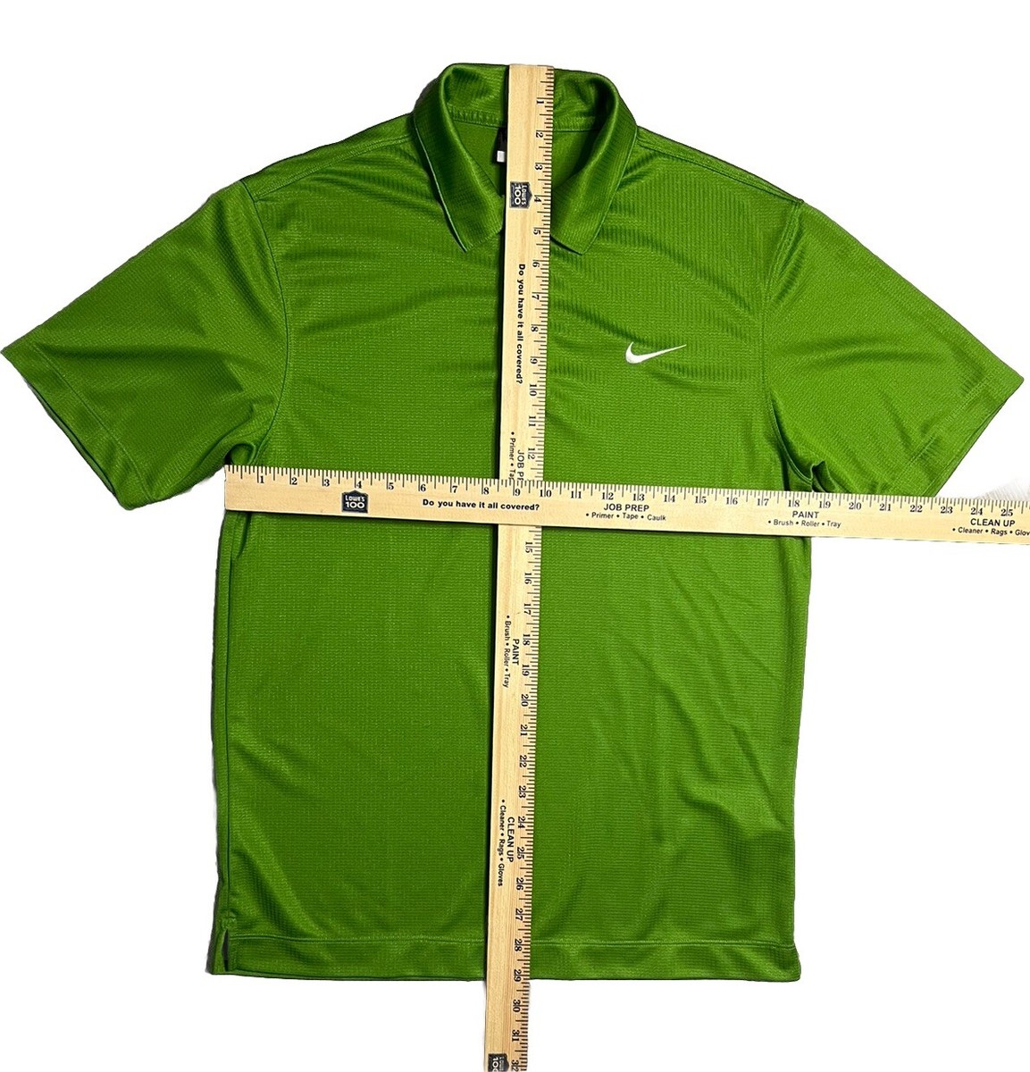 NIKEポロ M グリーン NIKE ナイキゴルフ 長袖ポロシャツ ブルーグリーン×ミント