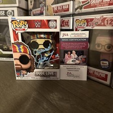 Funko POP Wwe Elite Dude Love Aka Mick Foley! Certificate Of Authenticity JSA!!