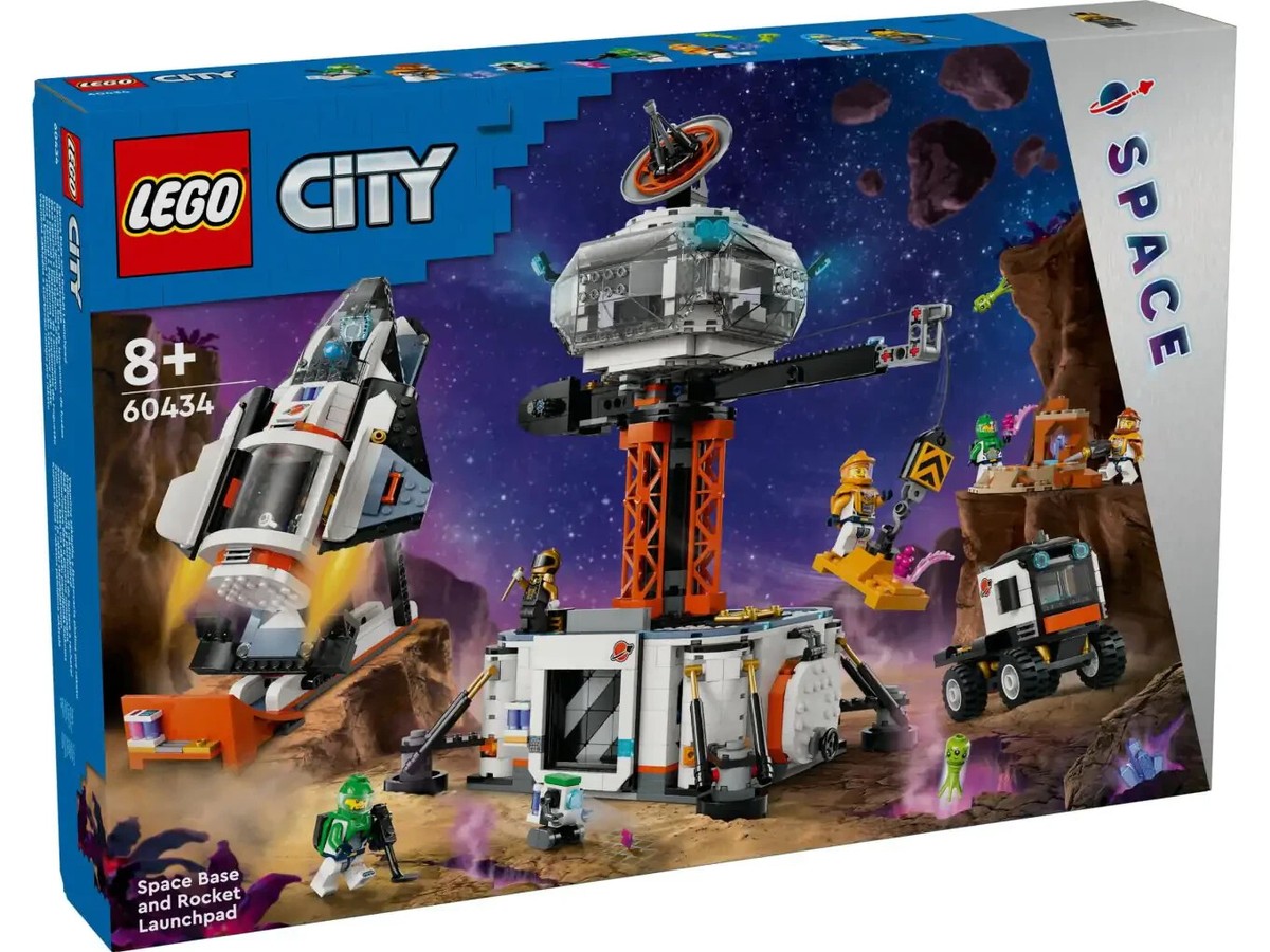 Lego City 60434 - Space Base and Rocket Launchpad NEW - FREE