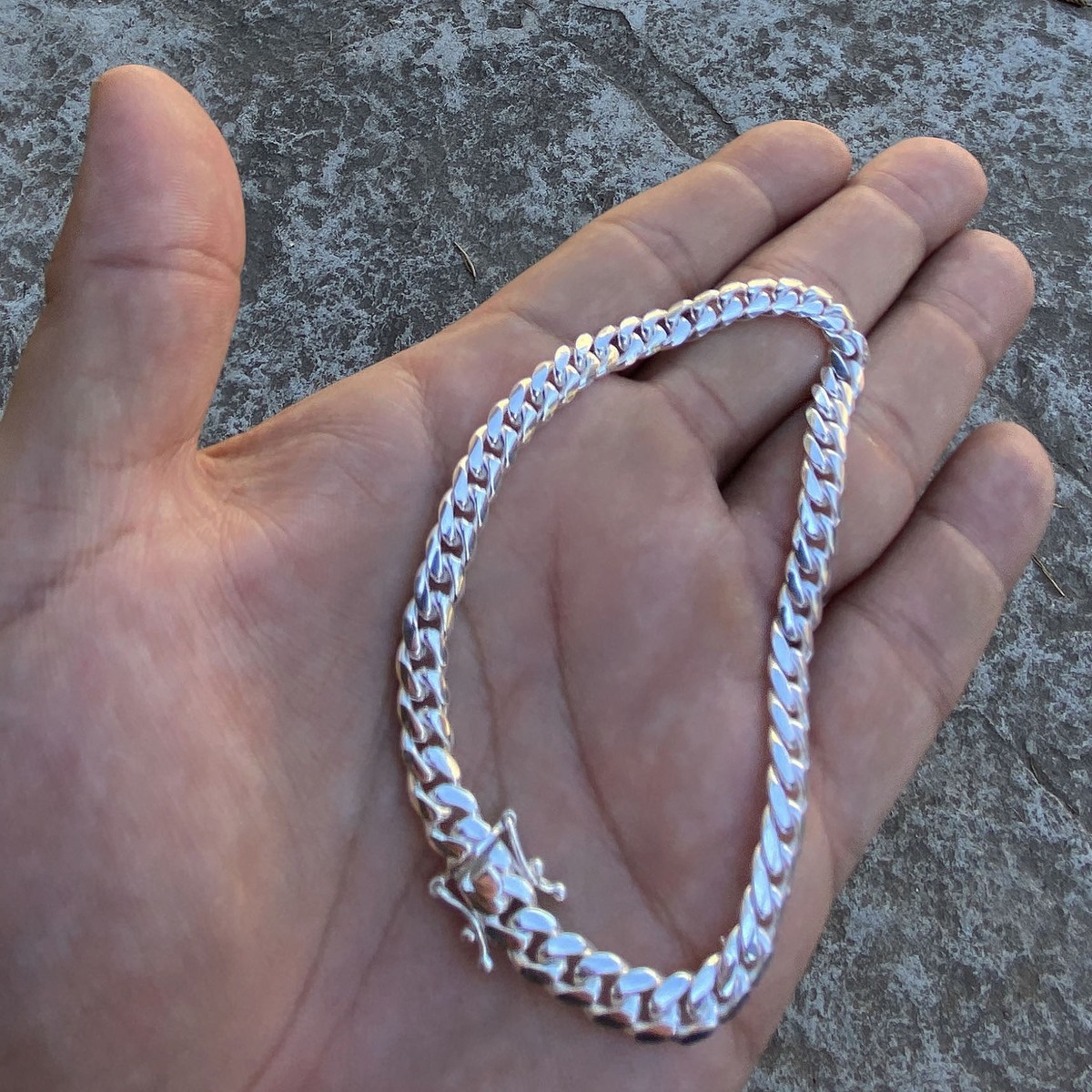 Großes Byzantinisches Armband Quadratisch - Silber 925 | Giovanni