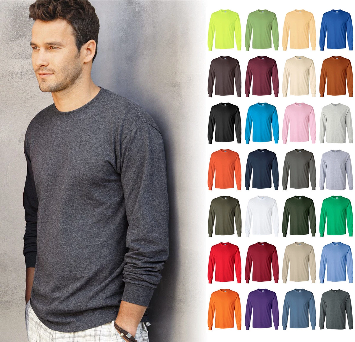 Gildan black clearance long sleeve shirt