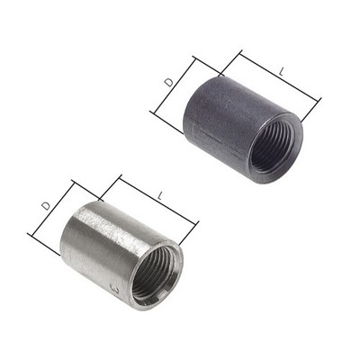 Muffen zum Anschweißen (DIN 2986), PN 40 Fitting Edelstahl Stahl Anschweißmuffe
