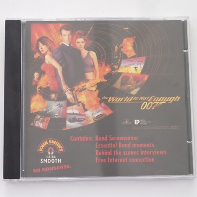 Die Welt ist nicht genug 007 PC CD 1999 John Smiths Promo James Bond Interviews