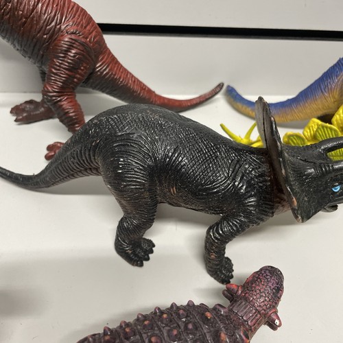 Vintage 1985 Dinosaur Lot Of 7 Toys Figures Animals Variety T-Rex - Plus Others - Picture 13 of 19