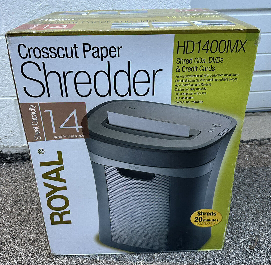 Royal HD1400MX Crosscut Shredder - Royal