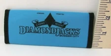 New! Diamond Jacks Casino Comfort Handle Wrap Luggage Grip Travel Bag Identifier