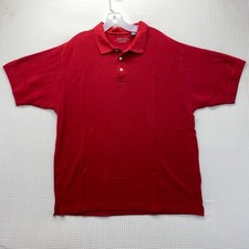 Cherokee Washed Polo Red Men's Shirt Size XL
