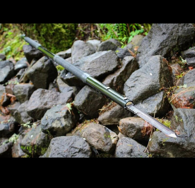 integrity implements Tetsujin spear staff blade survival custom handmade knife