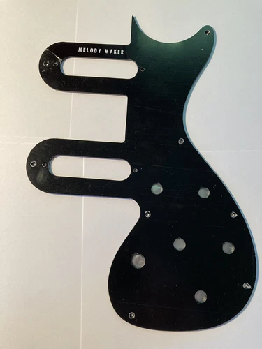 Single Ply Black Pickguard for 1959-1961 Gibson Melody Maker D w/Decal USA Made