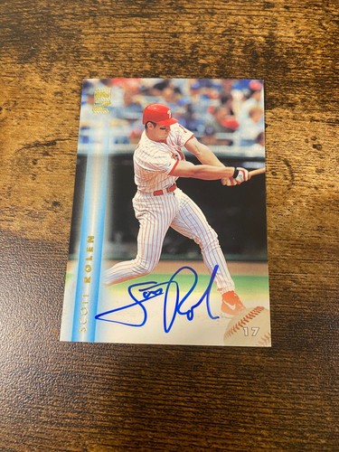 1998 Topps Autograph #A3 Scott Rolen Phillies HOF Cardinals / Reds NM AUTO