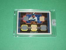 Robin Yount Jersey & Bat Card 2023 Panini Three and Two Full Count Swatches /20!