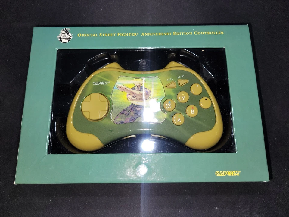 Official Nubytech Guile Street Fighter Anniversary Edition XBOX Controller New! - Image 3 of 3