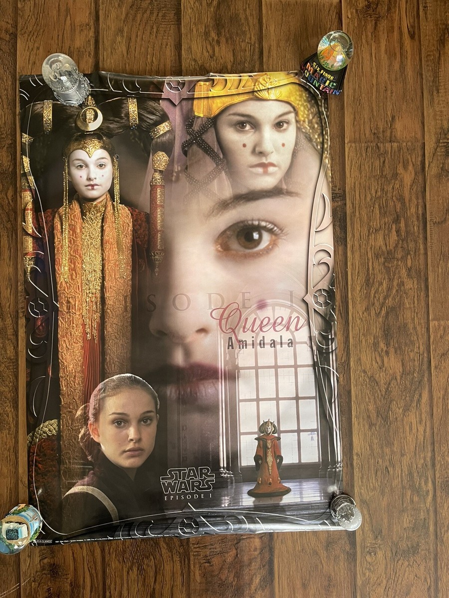 PHANTOM MENACE ~ QUEEN AMIDALA COLLAGE 24x36 MOVIE POSTER Star