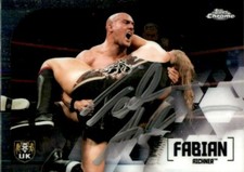 Fabian Aichner Signed 2020 Topps Chrome NXT UK Card #94 WWE