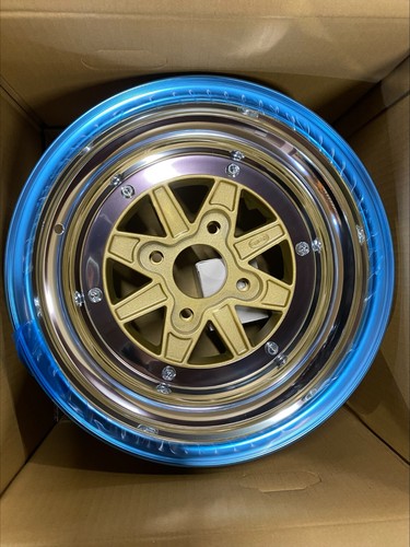 TANABE SSR SPEEDSTAR MK-3 WHEEL 14X7.5J -06 PCD 4X114.3 GOLD A86417A - Picture 3 of 3