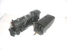 LIONEL 249E PREWAR STEAM LOCOMOTIVE WITH WHISTLE TENDER GUNMETAL O GAUGE RUNS G