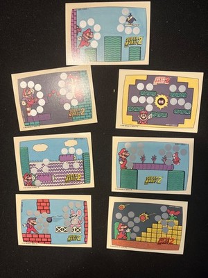 1989 Topps Nintendo Super Mario 2 Scratch Off Card - Lot of  7 - UNSCRATCHED