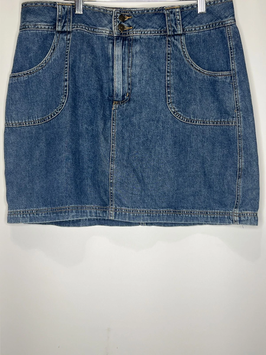 St johns bay womens plus size 24 Denim Skirt