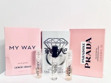 Giorgio Armani My Way, Prada Paradoxe & Vera Wang Love Eau de Parfum Samples Set