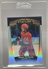 Mason McTavish 2024 Upper Deck Stature #5 Auto