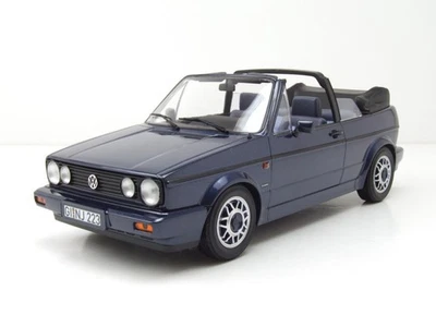 VW Golf 1 Cabrio Quartett 1992 blau metallic Modellauto 1:18 Norev - Bild 1 von 4