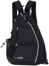 Pickleball Bag, Reversible Crossbody Sling Bag/Backpack for Women Men