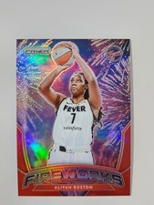 2026 Panini Prizm WNBA ALIYAH BOSTON FIREWORKS ORANGE PRIZM /99 FEVER #4