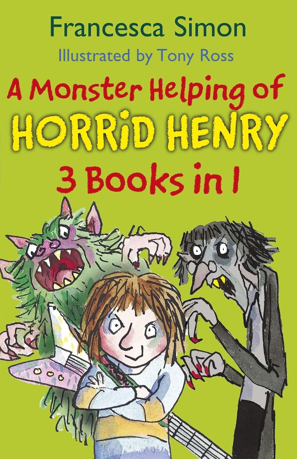 Horrid Henry 3-in-1 Rocks Zombie Vampire Monster Movie Francesca Simon - Image 6